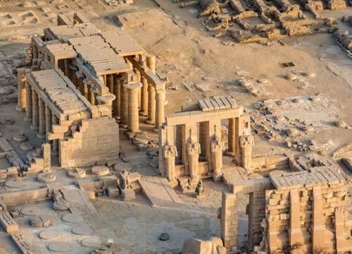 Ramesseum-Tempel in Luxor