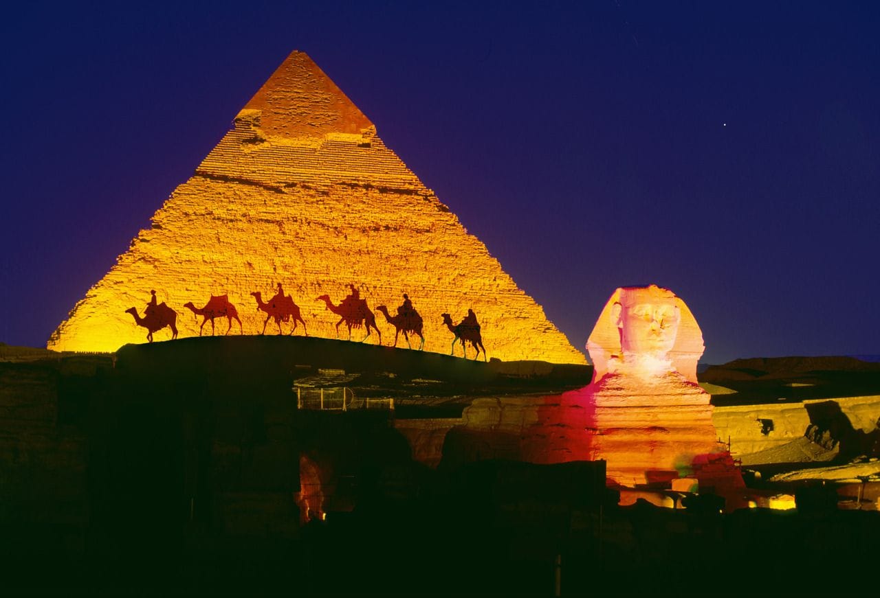 Ton- und Lichtshow Gizeh Pyramiden
